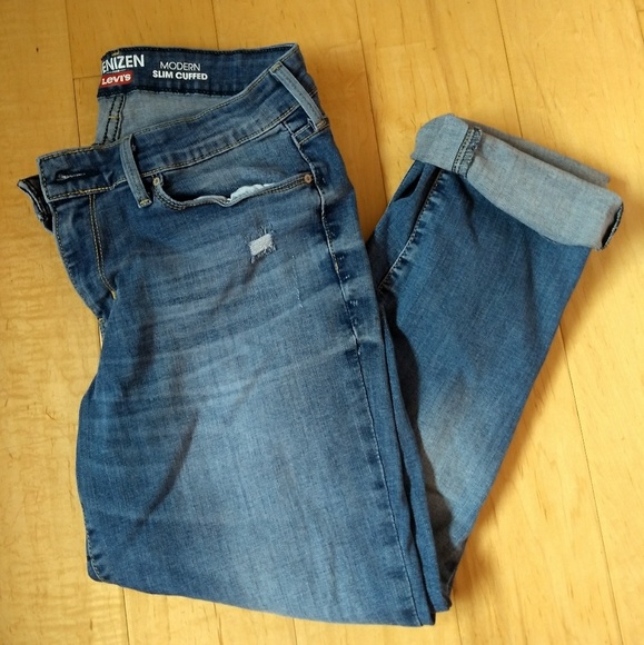 denizen modern slim cuffed jeans